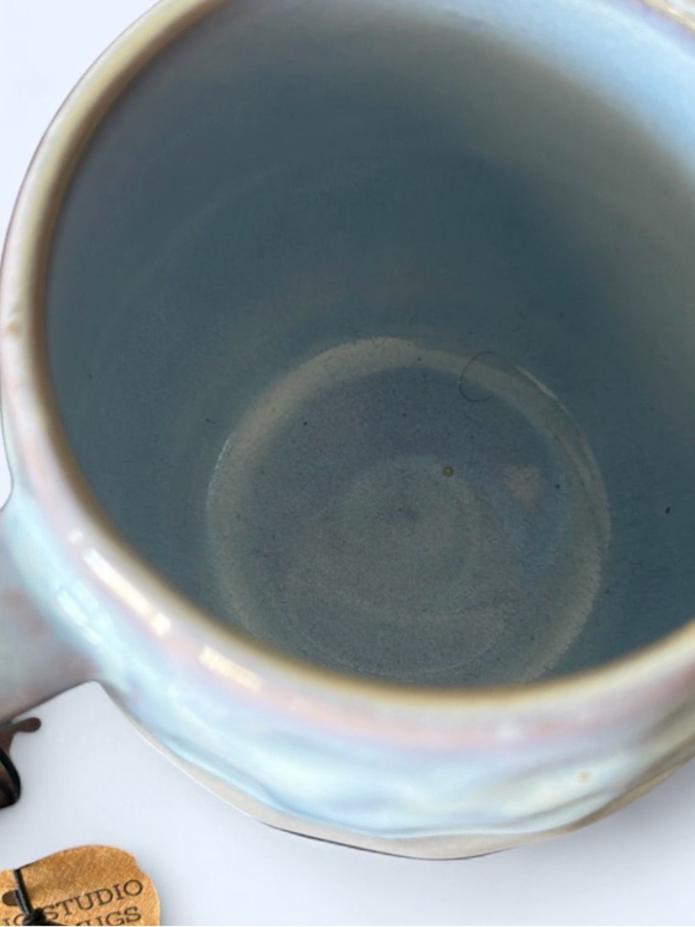 Rochelle Large Coffee Cup Mug Tea Iridescent Fire Glazed stoneware - Picture 7 of 8